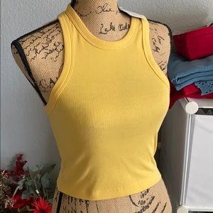 NWT - Ribbed Tank Top, Cotton Blend. Super Cute!